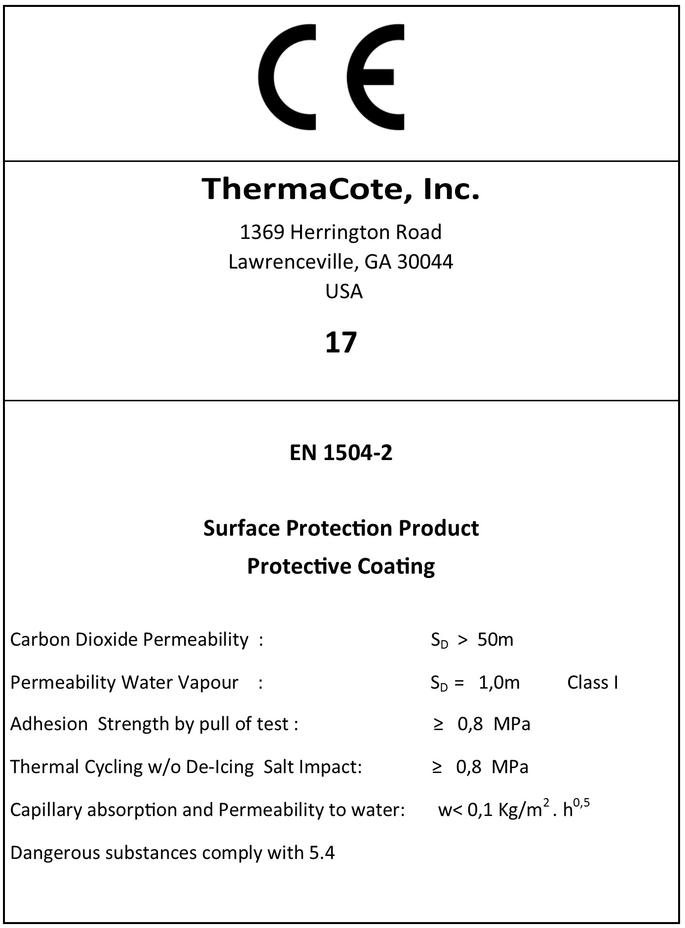 ThermaCote application